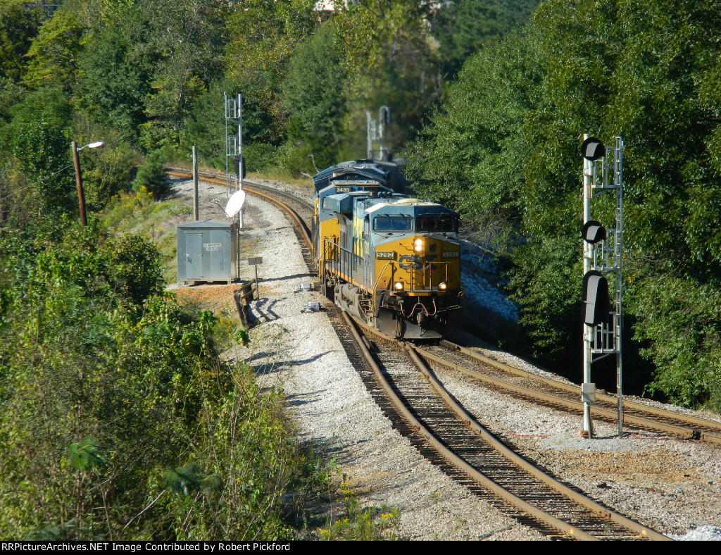 CSX 5292 (ES44DC) 3435 (ET44AH) 434 (AC44CW)